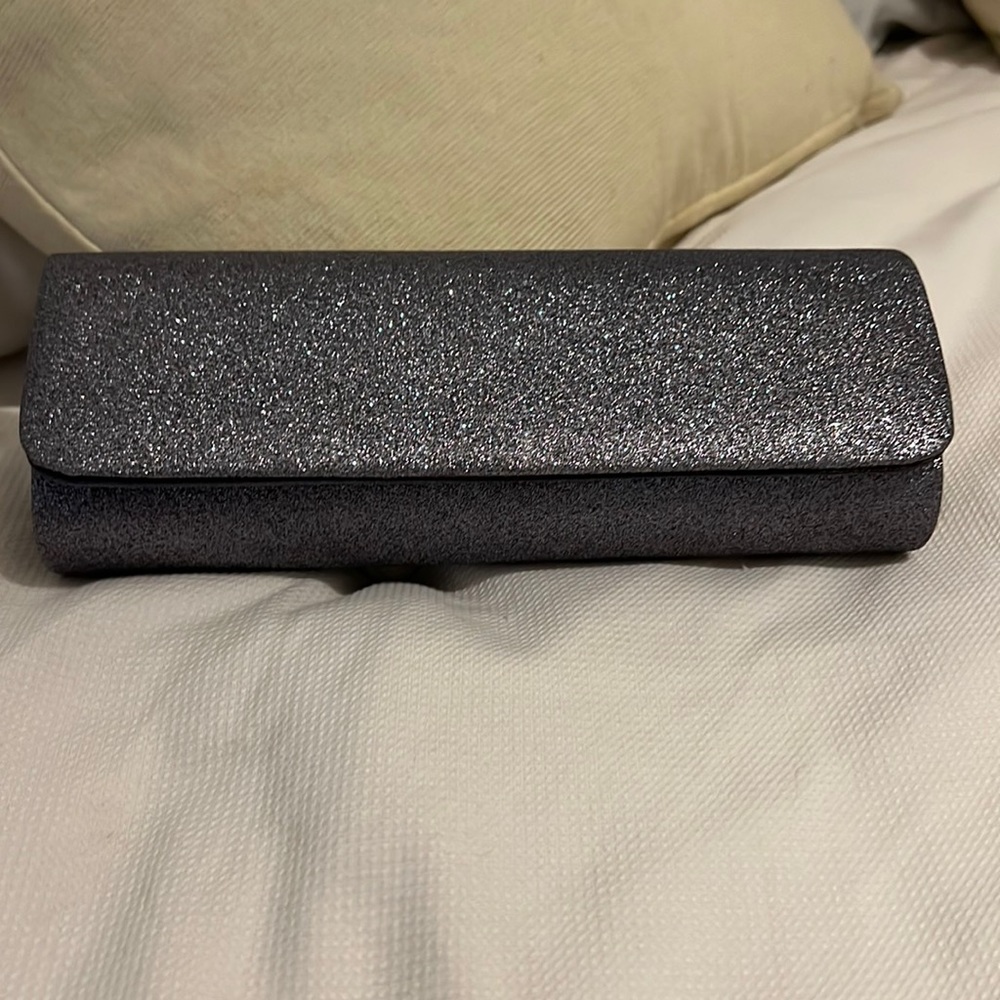 NWT Cocktail Purple shimmer clutch